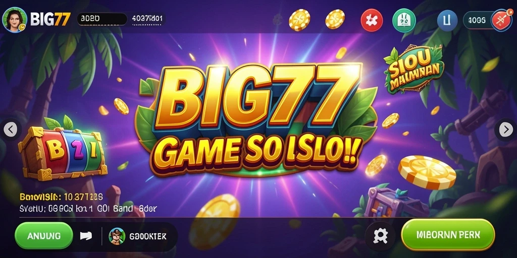 Gameplay menarik dari slot BIG77 dengan efek visual menakjubkan.