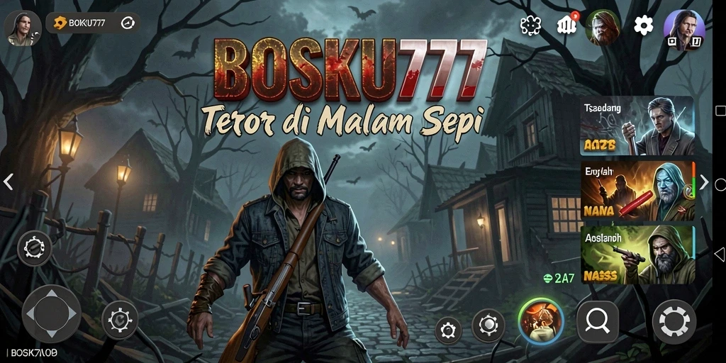 Gameplay menyeramkan di BOSKU777 dengan suasana mencekam.