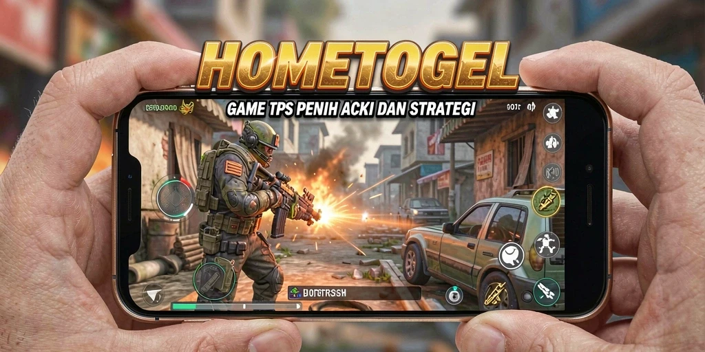 Screenshot yang menunjukkan aksi seru dalam HOMETOGEL.