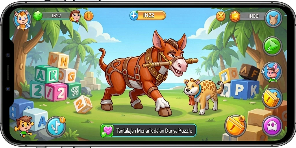 Tampilan gameplay menantang dan menakjubkan di IN22.
