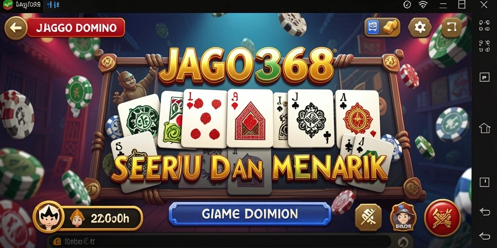 Tampilan menarik dari gameplay JAGO368 di Domino.