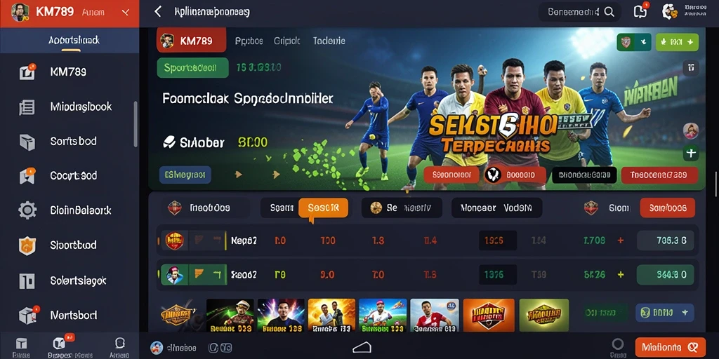 Tampilan screenshot gameplay aplikasi Sportsbook KM789 yang menarik.