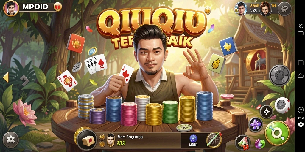 Screenshot MPOID menampilkan gameplay QiuQiu yang seru.