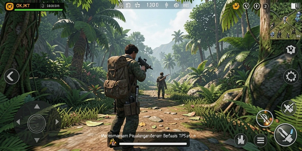 Tampilan gameplay OKJKT yang mendebarkan dan seru.