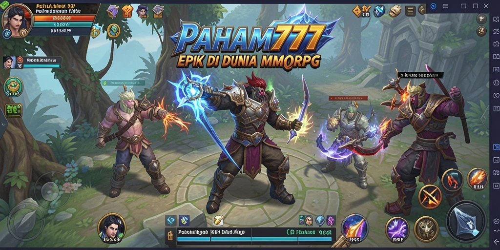 Tampilan gameplay seru di PAHAM777 dengan aksi pertarungan yang mendebarkan.