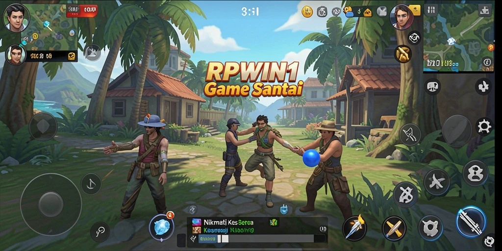 Screenshot RPWIN1 menunjukkan gameplay santai yang menarik.