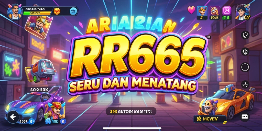 Tangkapan layar menunjukkan gameplay seru dari RR666 yang penuh aksi.